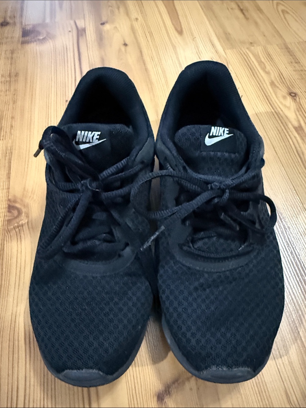 Nike Men's Black Mesh Running Sneakers